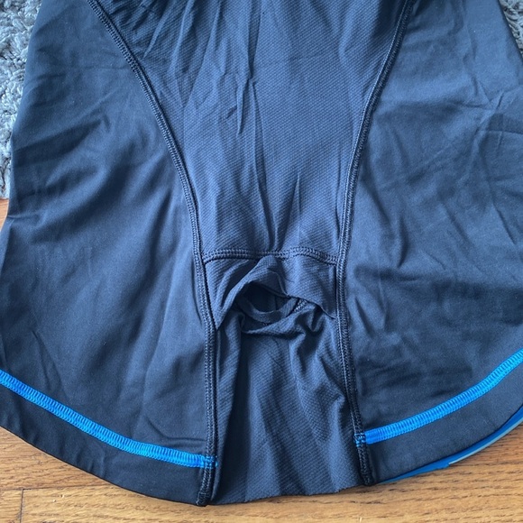 Lululemon Cardio Kick Blue Aqua Black Racerback Tank Top Size 4 - Picture 10 of 16